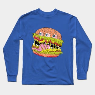 Burger Monster Long Sleeve T-Shirt